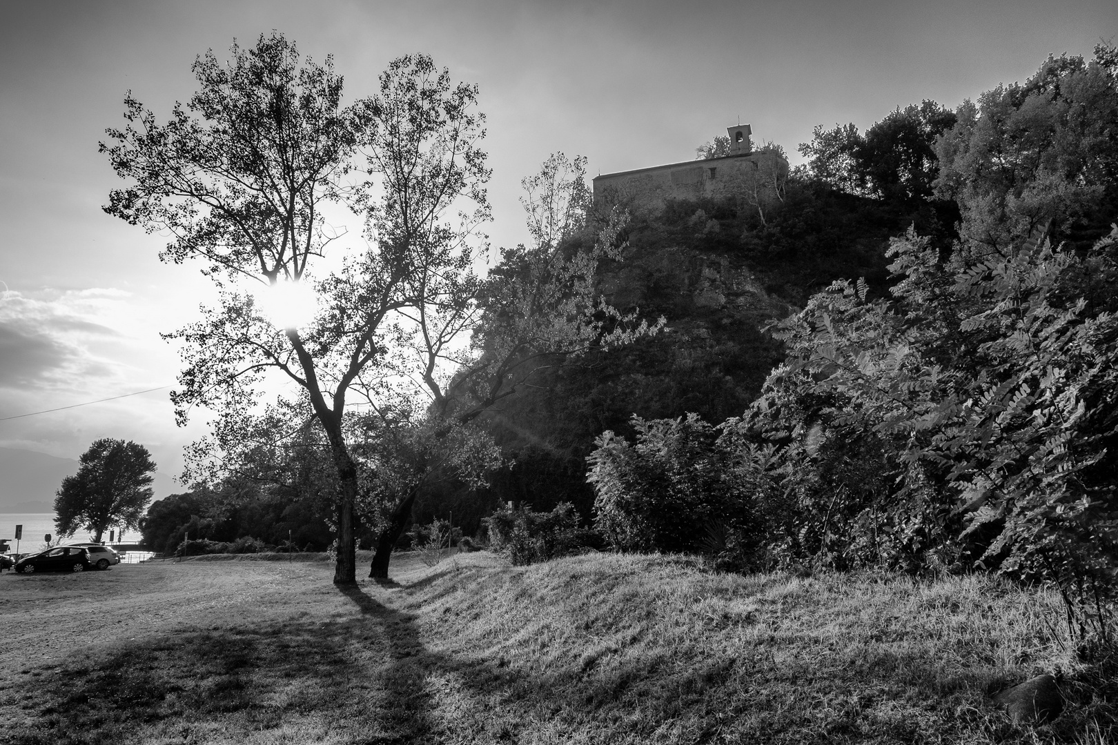 Vista dal parcheggio