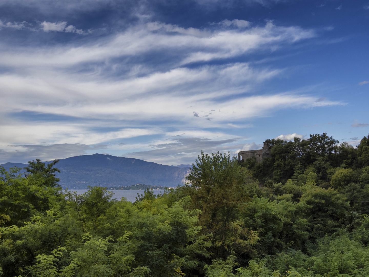 Vista dal parcheggio