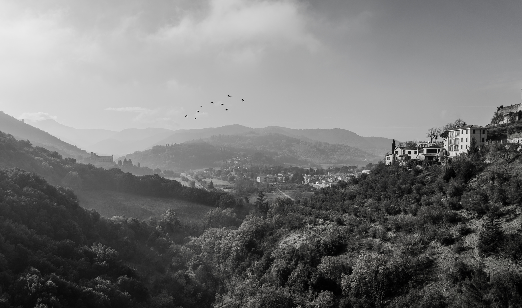 Vista dal Ponte delle Torri, Spoleto