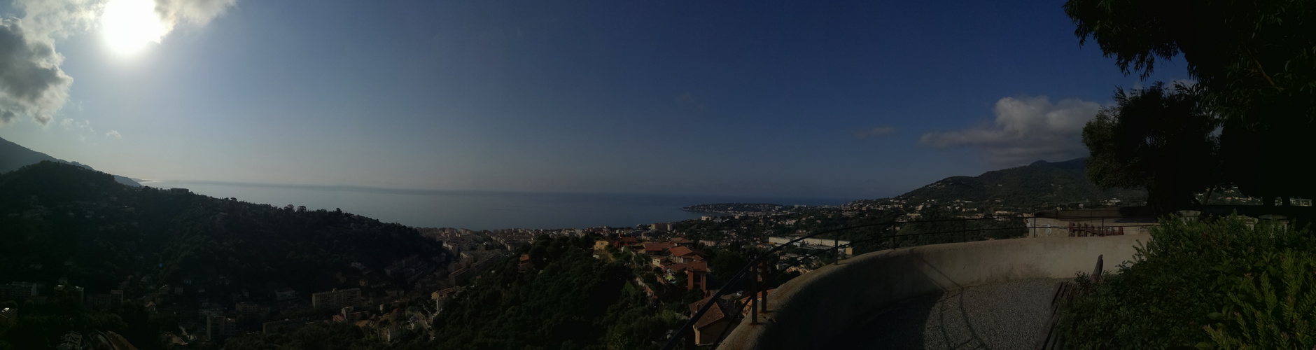 Vista dal Rosario di Mentone