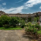 Vista dal roseto, villa Reale di Monza