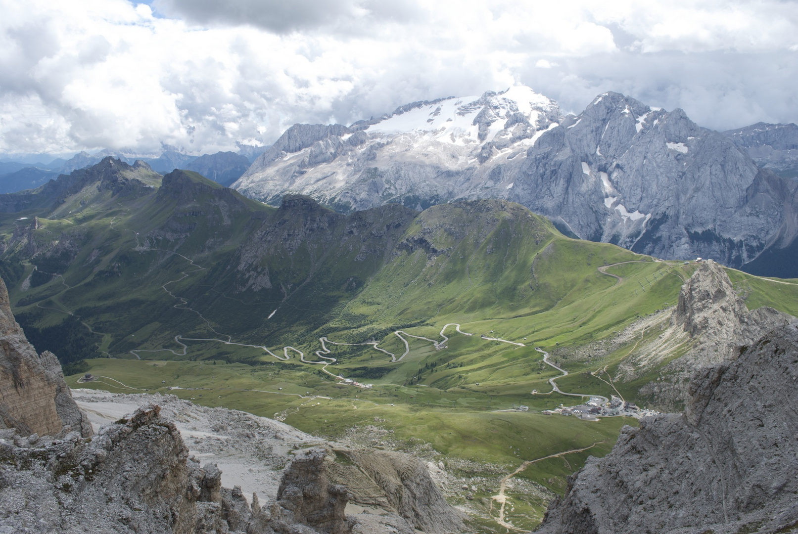 vista dal sas pordoi