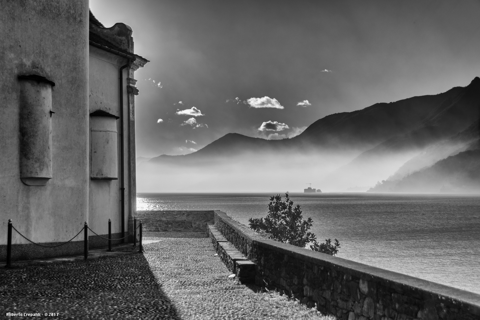 Vista dalla chiesa