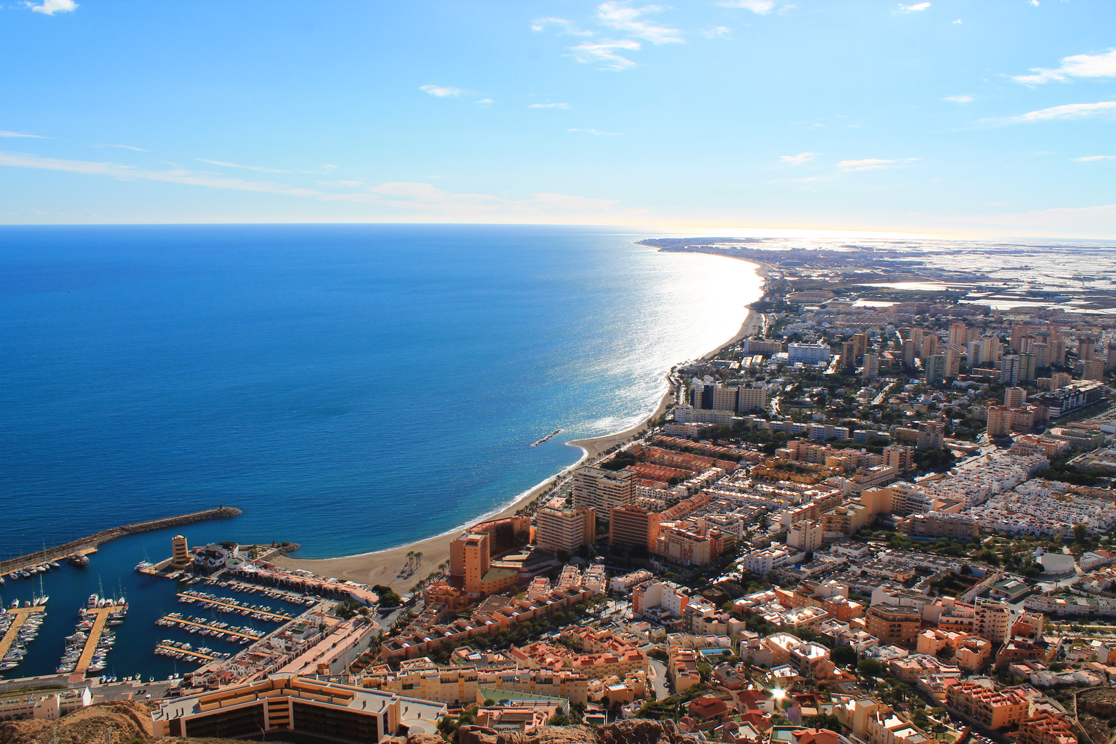 vista de agua dulce almeria