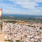 Vista de Almodòvar del Rìo desde el Castillo. Còrdoba.