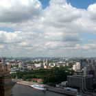 Vista de la ciudad de Moscú desde la azotea del Hotel Ukraina