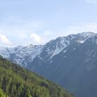 Vista de los Alpes tiroleses, des de Absam.