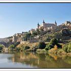 Vista de Toledo (Alcázar y puente de Alcántara) desde el Tajo GKM5-II