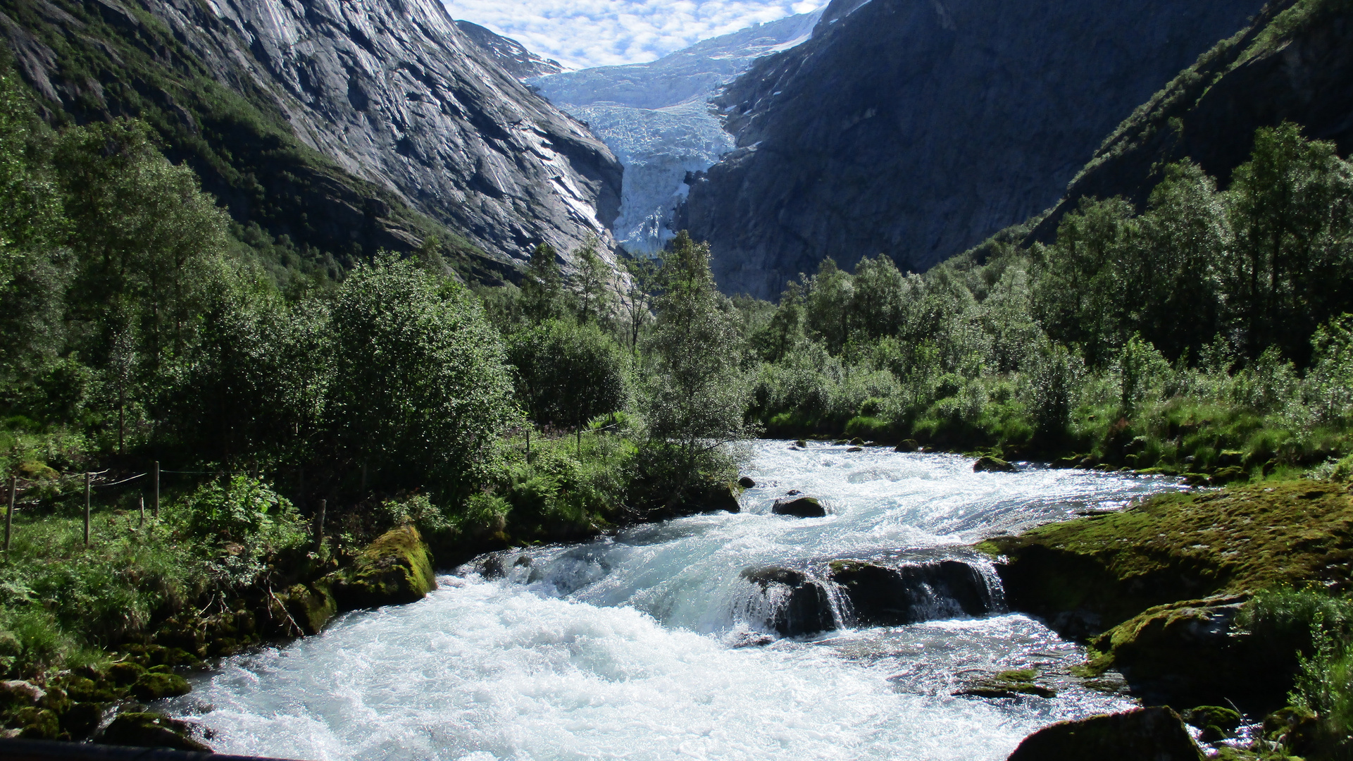 Vista del Glaciar Briksdal II