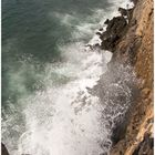 Vista del mare dalla fortezza di Monemvasia