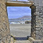 Vista del puerto de Playa Blanca