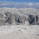 Vista del sella dal rifugio Maria