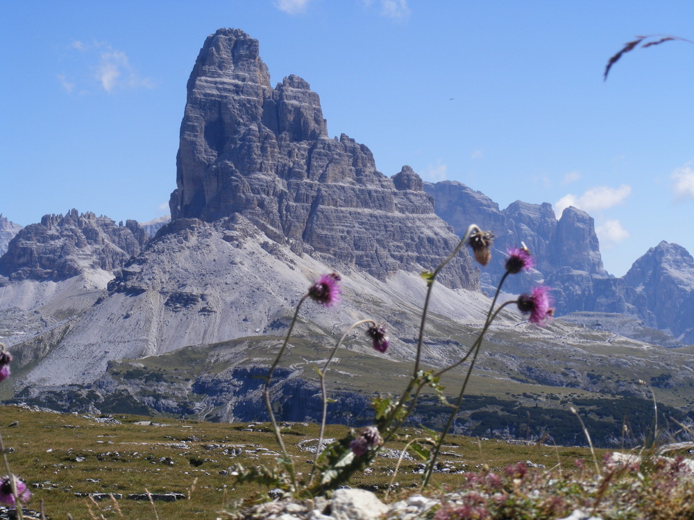 vista delle 3 cime di lavaredo