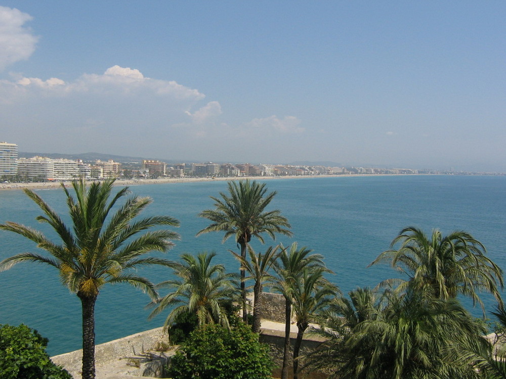 vista desde el castillo de peñiscola