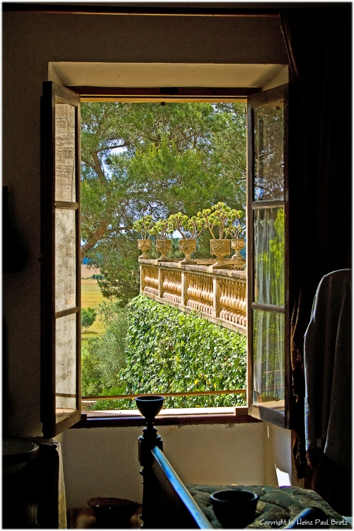 Vista desde el dormitorio (Blick aus dem Schlafzimmer)