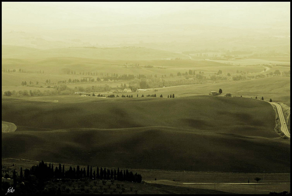 VISTA DESDE EL MIRADOR DE MONTEPULCIANO