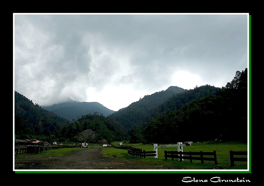 Vista en las lagunas de Zempoala