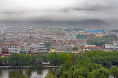 Vista from the Potala palace terrace in 2007