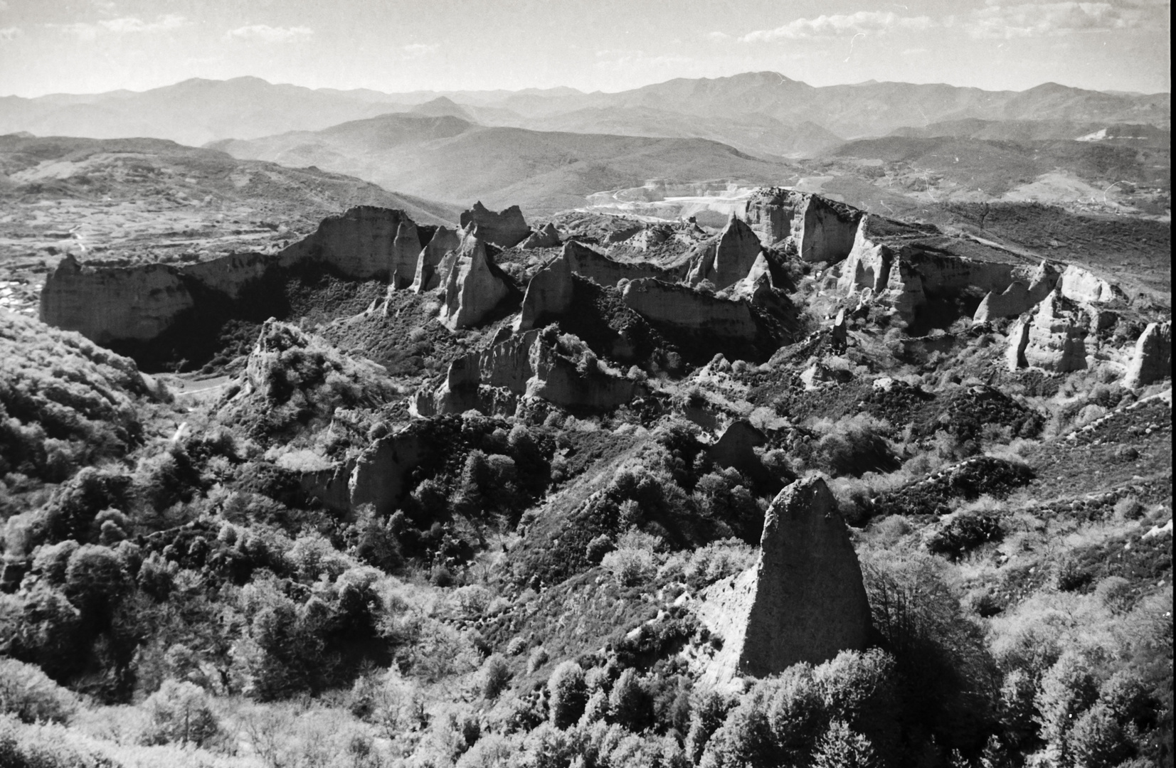 VISTA GENERAL DE LAS MÉDULAS. León.