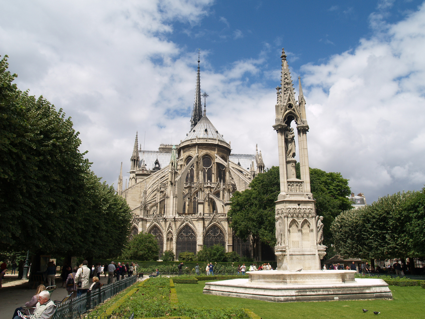 vista insolita di Notre Dame de Paris