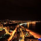 Vista nocturna de Benidorm