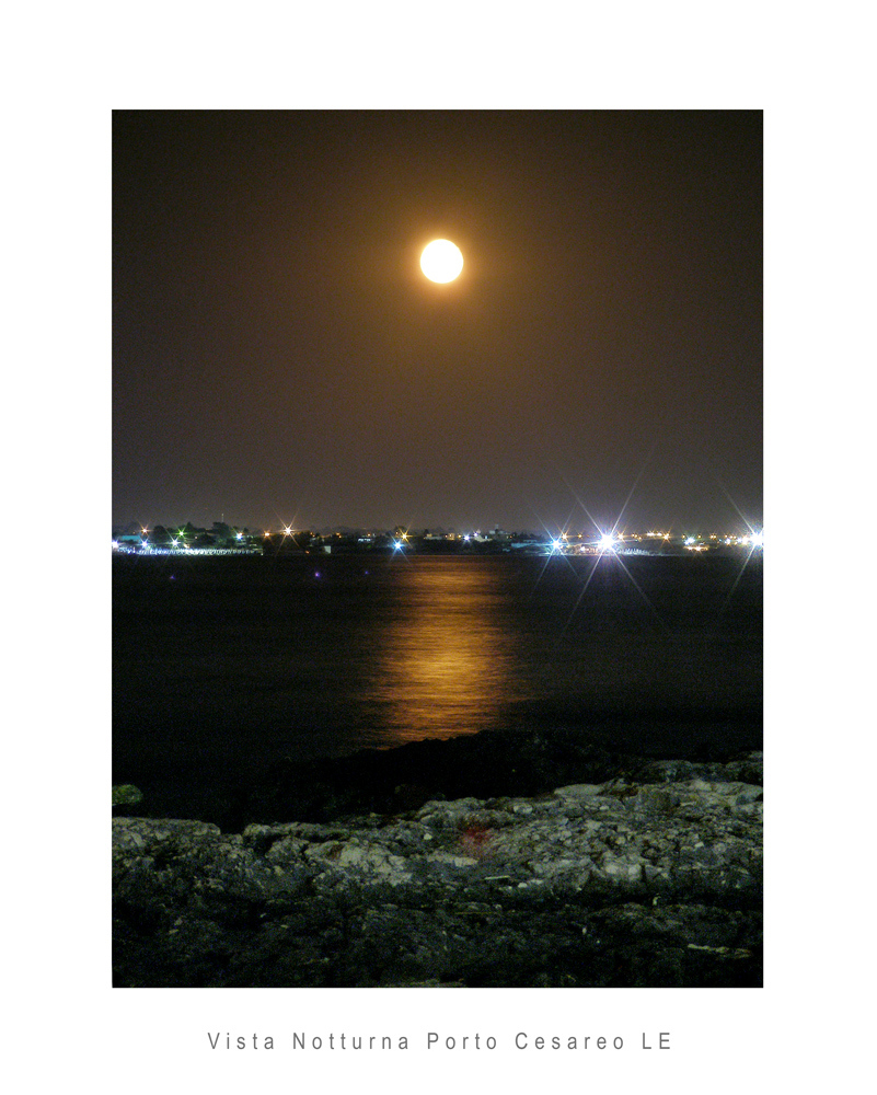 Vista Notturna Porto Cesareo LE