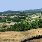 Vista panorámica de Cuntis desde el cerro de los castros de Castrolandin.