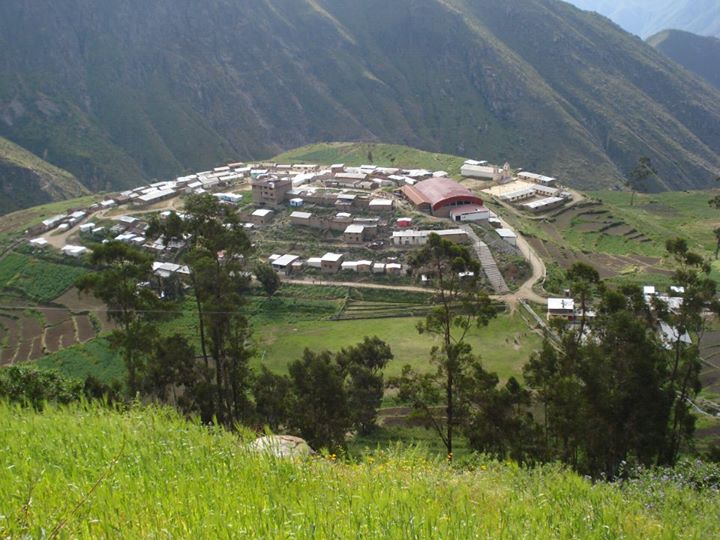 VISTA PANORAMICA DEL DISTRITO DE CHOCOS - YAUYOS - LIMA