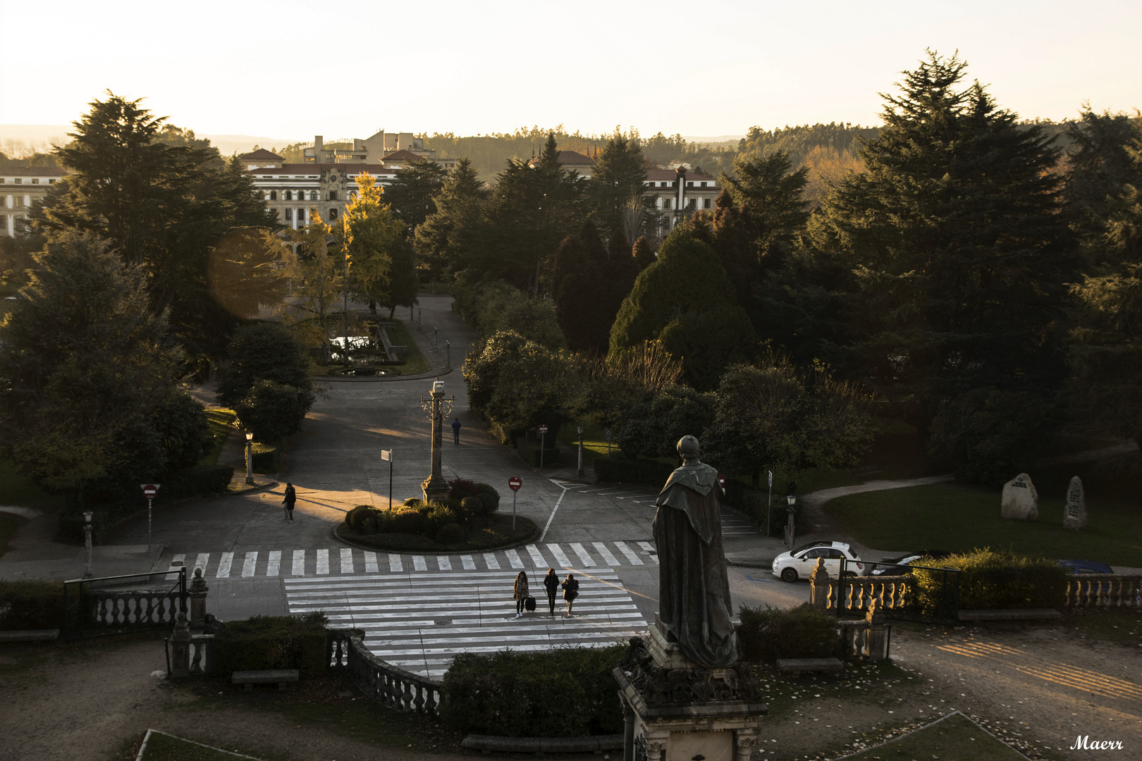 Vista parcial del campus universitario