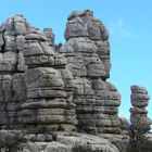 Vista parcial del Torcal de Antequera