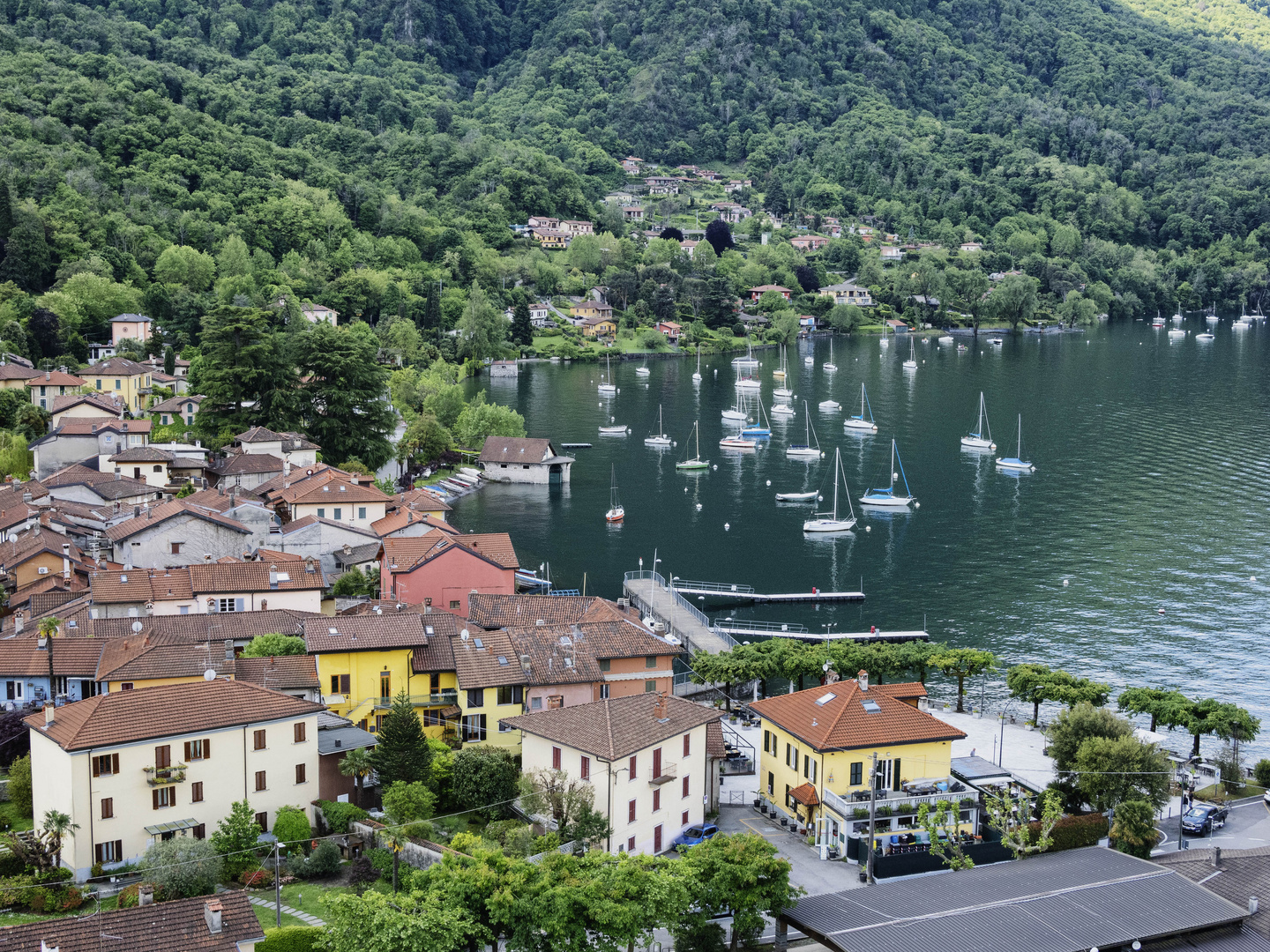 Vista su Caldè in Castelveccana