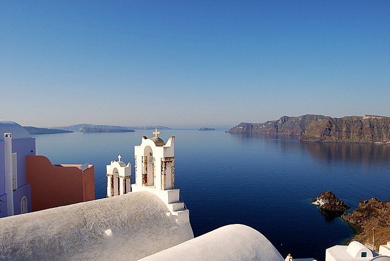 Vista su Santorini