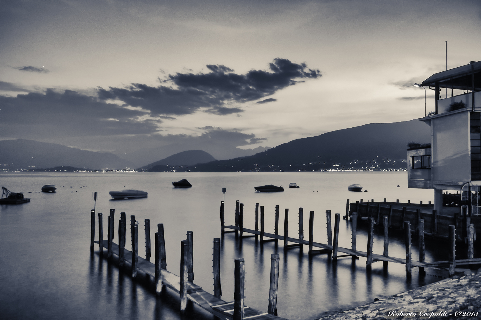 Vista sul lago, Caldè in Castelveccana