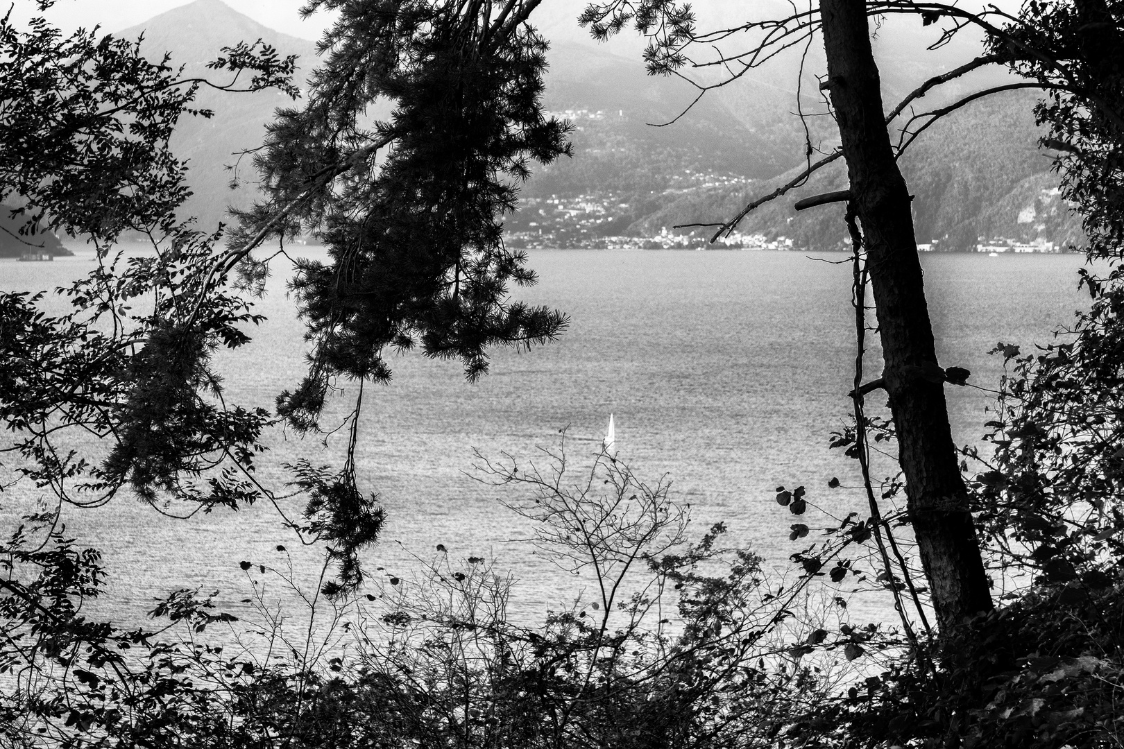 Vista sul lago dalla rocca di Caldè