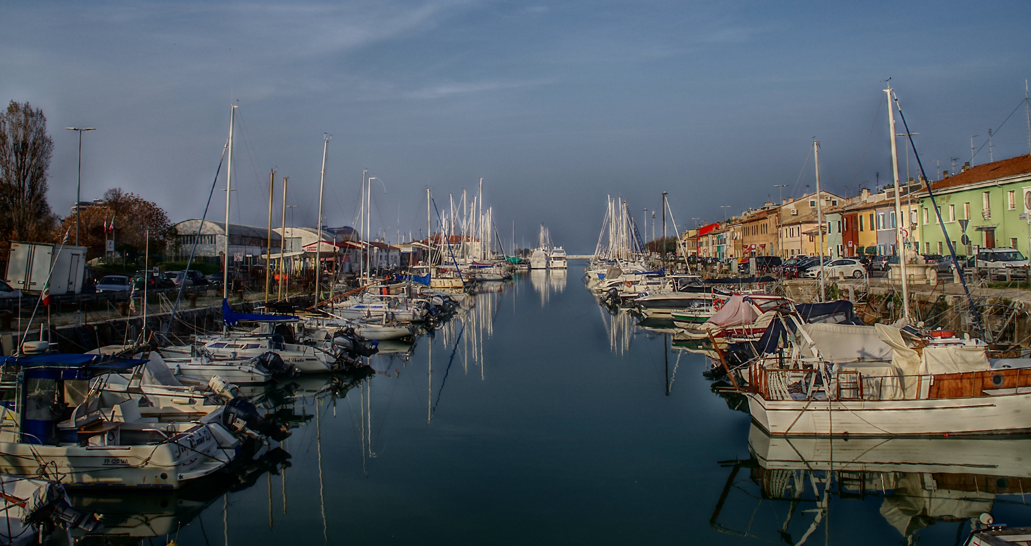 VISTA  SUL  PORTO  DI  PESARO