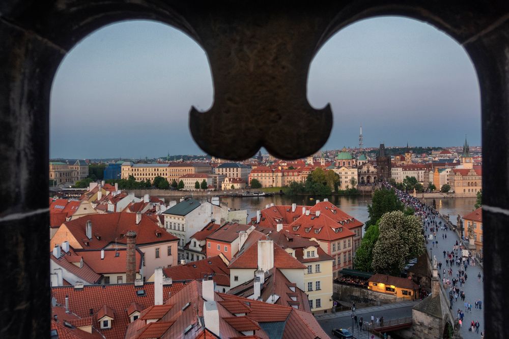 Vista sulla Moldava, Praga