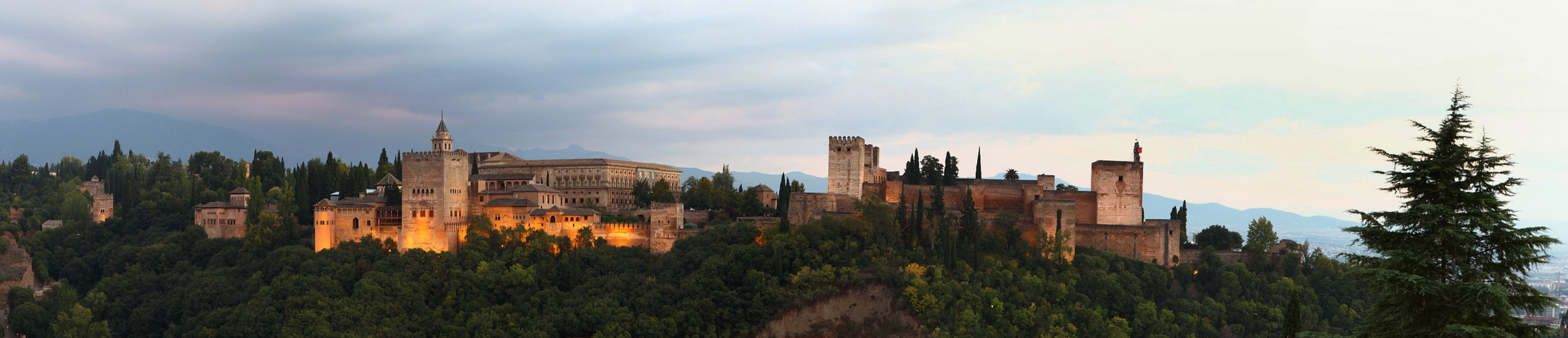 Vistas de la Alhambra de Granada