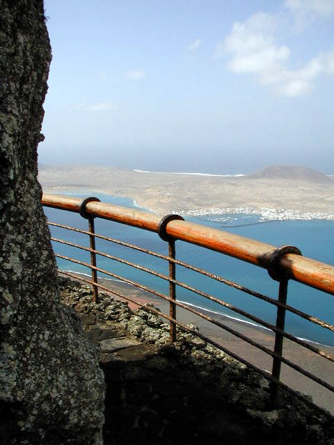 Vistas de la isla de La Graciosa.