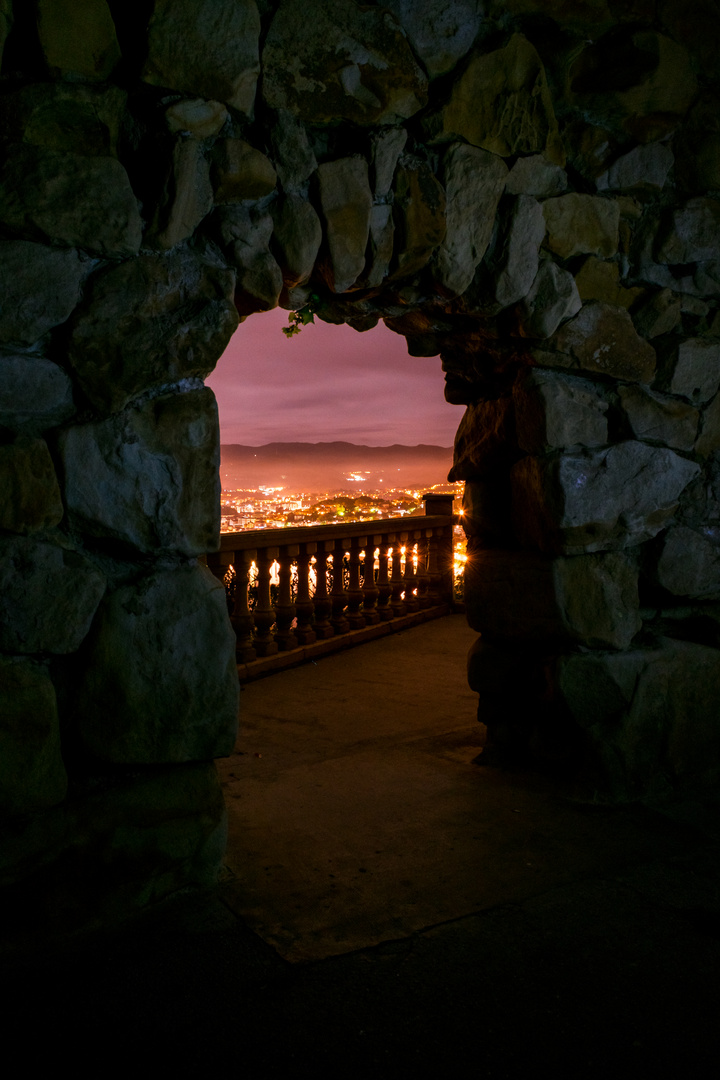 Vistas de San Sebastian desde el monte Igeldo