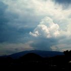 Vistas de tormentas y todo cielo