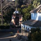 vistas del jardín desde el pasillo