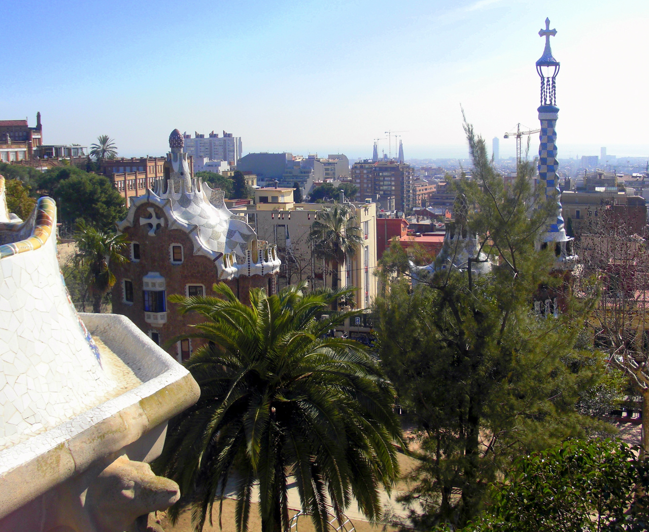 VISTAS DESDE EL PARQUE GUELL