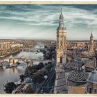 Vistas desde la torre del Pilar de Zaragoza