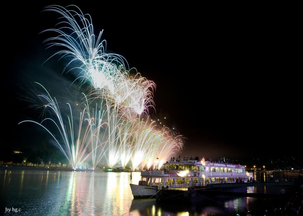 Visualisierte Klangwolke 2011 Linz an der Donau Oberösterreich 3