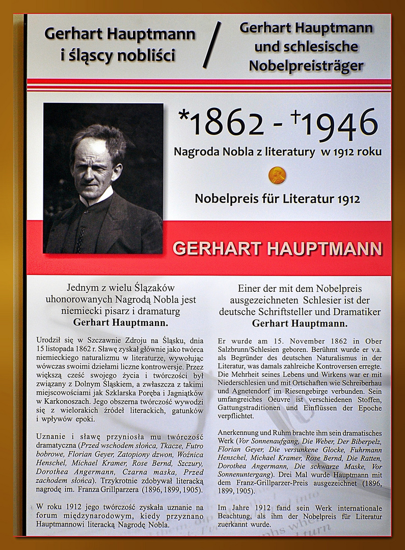 = Vita „Gerhart Hauptmann" =