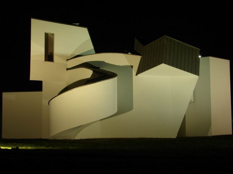 Vitra Design Museum bei Nacht