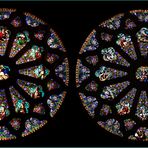 Vitraux des transepts nord et sud de l’Eglise Notre-Dame de Nérac