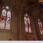 Vitraux du bas-côté sud  -  Cathédrale de Bazas