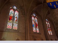 Vitraux du bas-côté sud  -  Cathédrale de Bazas