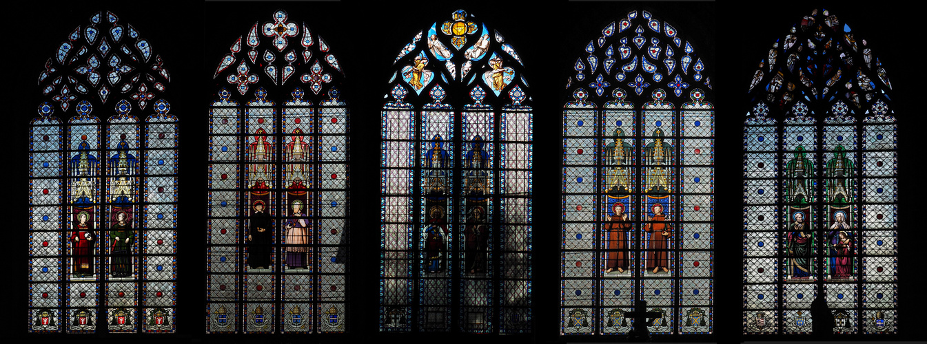 Vitraux gothiques de la Cathédrale Saint-Etienne de Limoges